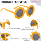 Kids Sunglasses Stylish and Compact Kids Eyewear for Summer (Yellow)